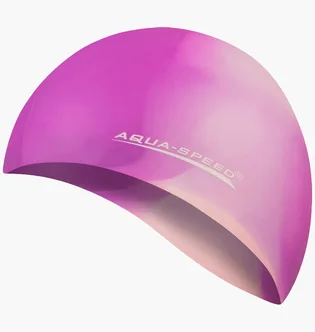 Шапочка для плавания Aqua speed Bunt 4058 Pink/White 113-65