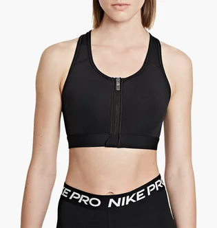 Топ жіночий Nike W Df Swsh Zip Front Bra Black DD1205-010