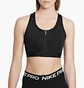 Топ жіночий Nike W Df Swsh Zip Front Bra Black DD1205-010