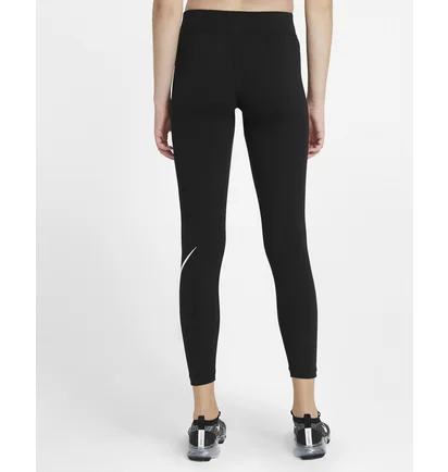 Лосины женские Nike W Nsw Essntl Lggng Swoosh Mr Black CZ8530-010