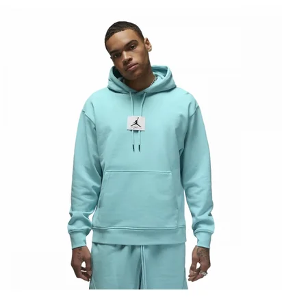 Худи мужское Air Jordan Brand Flight Fleece Hoodie Light Blue DQ7338-464