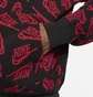 Худи мужское Nike Sportswear Sport Essentials+ Black/Red DD4847-657