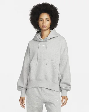 Худі жіноче Nike Sportswear Phoenix Fleece Over-Oversized Hoodie Grey Dq5858-063