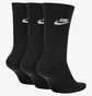 Шкарпетки унісекс Nike U Nsw Everyday Essential Crew (3 пари) Black SK0109-010