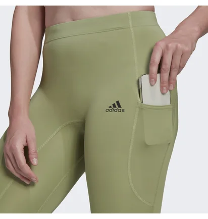 Лосины женские Adidas Fastimpact Running 7/8 Tights Green Hd7056