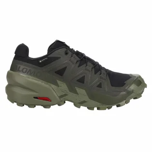 Кроссовки мужские Salomon Speedcross 6 Gtx Trail Running Shoes Black/Olive L47584100