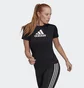 Футболка женская Adidas Primeblue Designed 2 Move Logo Sport Tee Black Gl3820