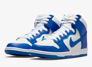 Кросівки унісекс Nike Dunk High Pro White/Blue Dh7149-400