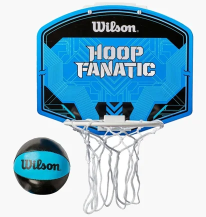 Навісне баскетбольне міні-кільце Wilson Hoop Fanatic Mini Blue WTBA00436