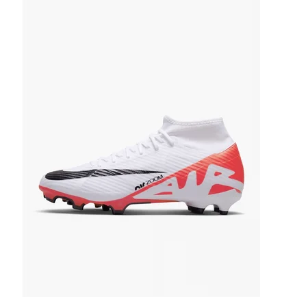 Бутсы унисекс Nike Mercurial Superfly 9 Academy Multi-Ground Soccer Cleats White/Orange DJ5625-600