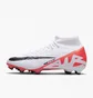 Бутсы унисекс Nike Mercurial Superfly 9 Academy Multi-Ground Soccer Cleats White/Orange DJ5625-600