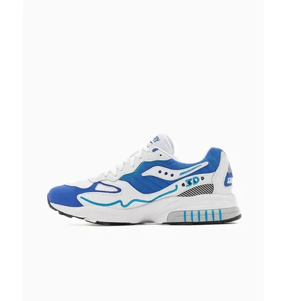 Кросівки унісекс Saucony 3D Grid Hurricane White/Black S70646-2
