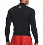 Лонгслив мужской Under Armour Heatgear Mock Long Sleeve Training Top Black 1369606-001