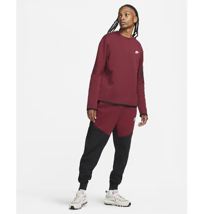 Штани чоловічі Nike Tech Fleece Taped Jogger Pants Bordo/Black Cu4495-018