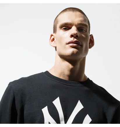 Свитшот мужской NEW ERA Mlb Nyy Blk New York Yankees Blk Black 11863705