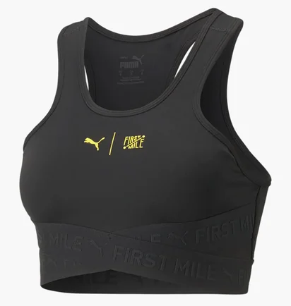 Топ женский Puma First Mile High Impact Bra Black 523210-01
