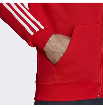 Толстовка мужская Adidas Fc Bayern Dna Full-Zip Hoodie Red Hf1356