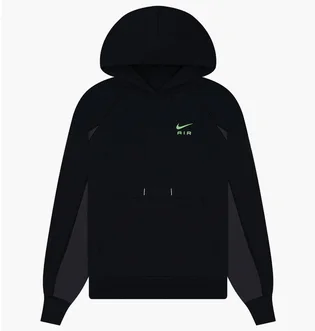 Худи мужское Nike M Nsw Air Ft Po Hoodie Black Dq4207-011