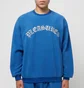 Свитшот мужской Pleasures Mars Sherpa Crewneck Blue P23SP019-BLUE
