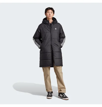 Парка мужская Adidas Adicolor Long Jacket Black HZ0684