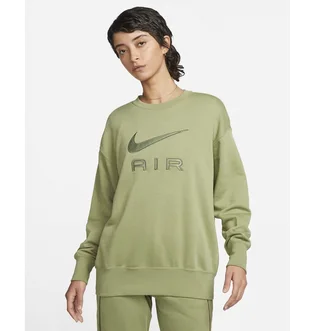 Світшот жіночий Nike Air Fleece Crewneck Sweatshirt Olive Dq6567-334