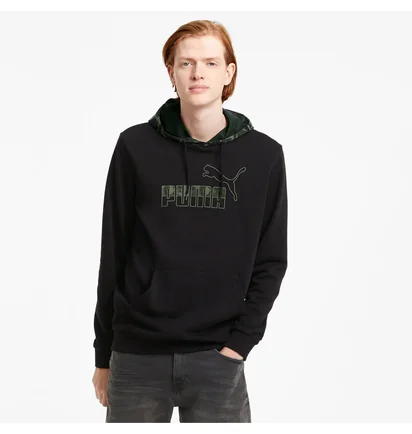 Худи мужское Puma Graphic Camo Hoodie Black 588498-01