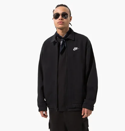 Куртка чоловіча Nike Club Bb Harrington Jkt Black DX0539-010