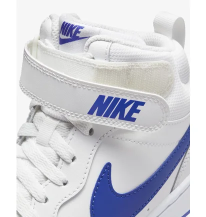 Кроссовки детские Nike Court Borough Mid 2 White CD7782-113
