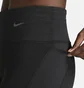 Шорти жіночі Nike Tight Mid-Rise Ribbed-Panel Running Shorts With Pockets Black DX2951-010