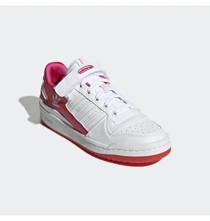Кроссовки женские Adidas Forum Marimekko Low White/Red H00645