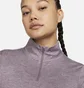 Кофта женская Nike Dri-Fit Swift Element Uv 1/4-Zip Running Top Violet FB4316-536