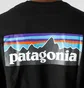 Лонгслив мужской Patagonia P-6 Logo Uprisal Crew Sweatshirt Black BLK39657