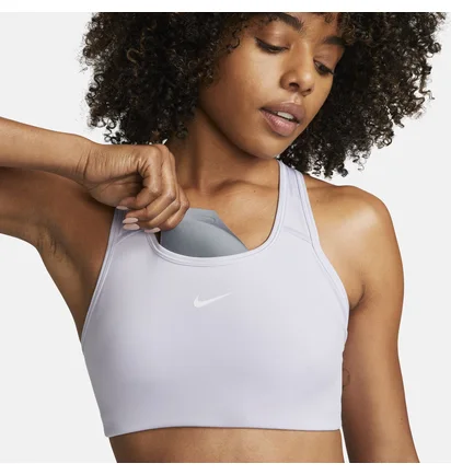 Топ жіночий Nike Swoosh Bra Pad Grey BV3636-536