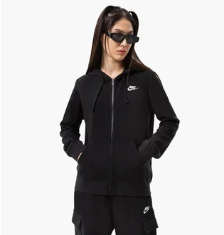 Толстовка жіноча Nike W Nsw Club Flc Fz Black Dq5471-010