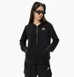 Толстовка жіноча Nike W Nsw Club Flc Fz Black Dq5471-010
