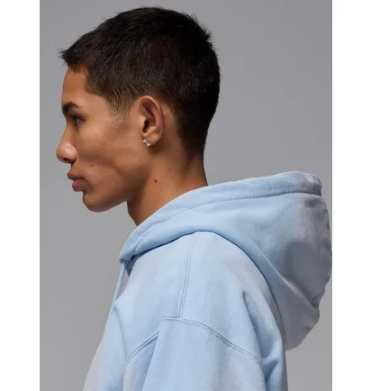 Худи мужское Air Jordan Flight Fleece Hoodie Light Blue FV7249-407