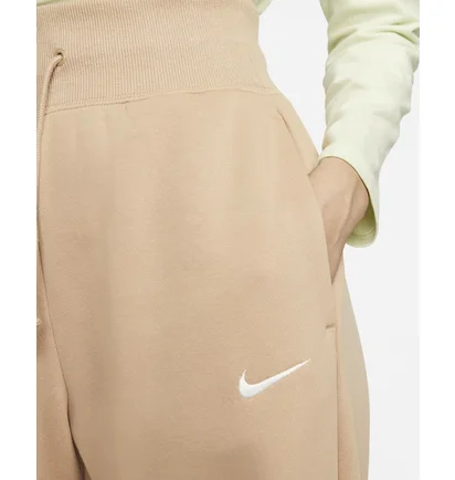 Штани жіночі Nike Sportswear Phoenix Fleece Wide Beige Dq5615-200