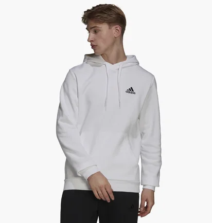 Худи мужское Adidas Essentials Fleece Hoodie White H12211