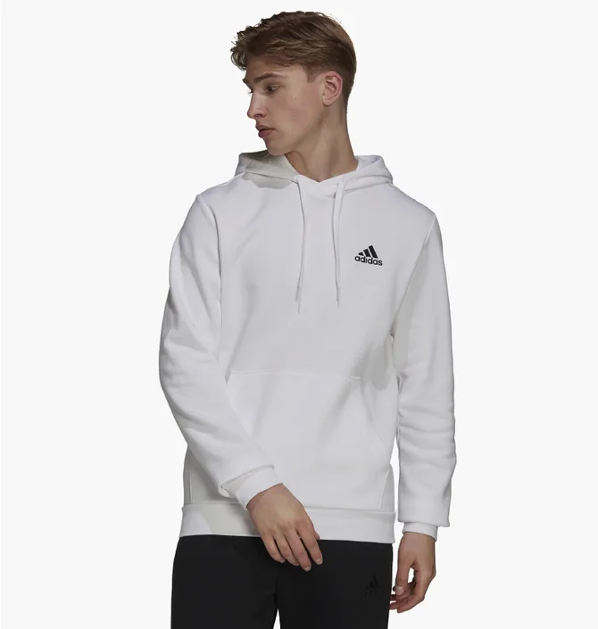 Худи мужское Adidas Essentials Fleece Hoodie White H12211