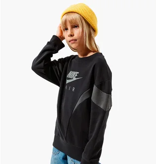 Свитшот детский Nike G Nsw Air Ft Bf Crew G Black DD7135-010