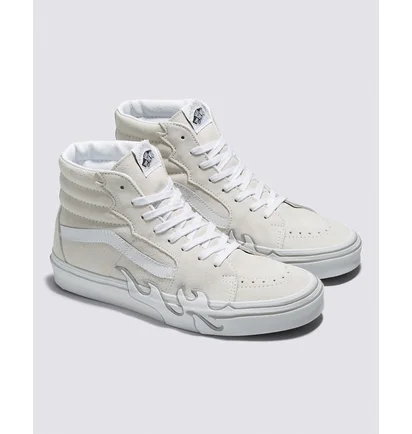 Кеды мужские Vans Suede Sk8-Hi Flame Shoe Beige VN0005UJWWW