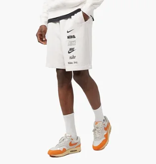 Шорти чоловічі Nike Club+ Stack Shorts White Fb8830-030