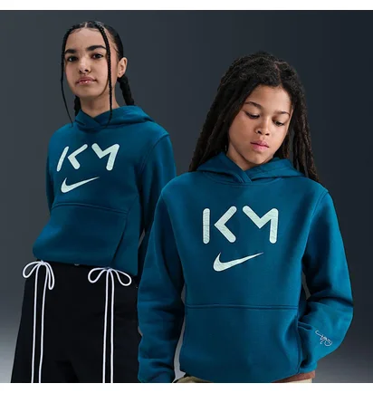 Худі дитяче Nike Mbappe Club Fleece Blue II1502-301