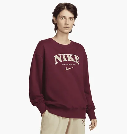 Спортивний костюм жіночий Nike Oversize Bordo FB9960-638__FB9959-638