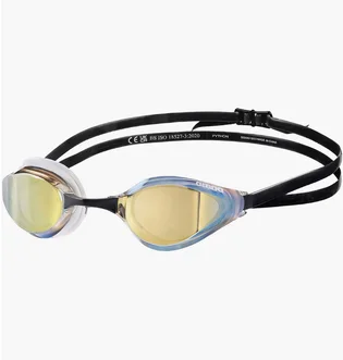 Окуляри для плавання унісекс Arena Python Mirror Black/Light Blue 1E763-119