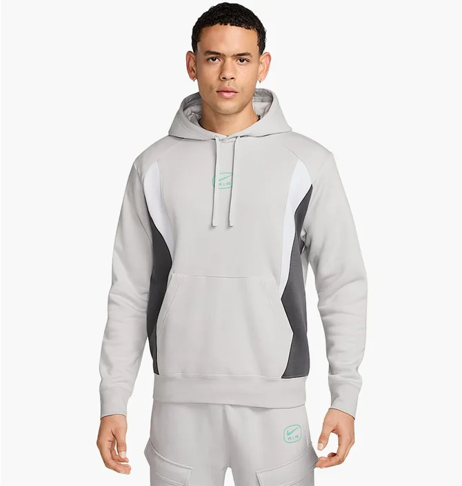 Худи мужское Nike M Nsw Sw Air Po Grey HM0175-025