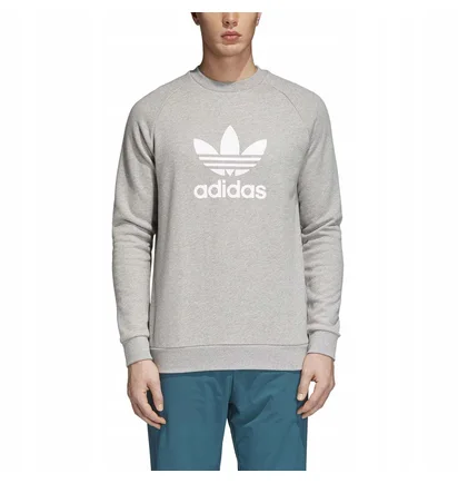 Свитшот мужской Adidas Trefoil Crew Grey Cy4573