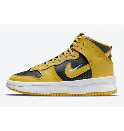 Кроссовки женские Nike Wmns Dunk High Up Yellow/Black Dh3718-001