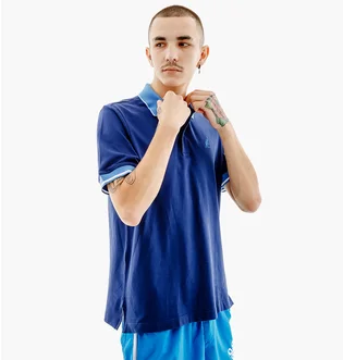Поло чоловіче AUSTRALIAN Lines Polo Pique El R-Fit Blue LSUPO0010-842