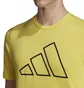 Футболка чоловіча Adidas Ti 3Bar Tee Yellow HK9530